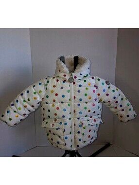 Girls DKNY puffer jacket sz 18 months